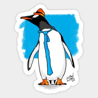 Mr. Penguin Sticker